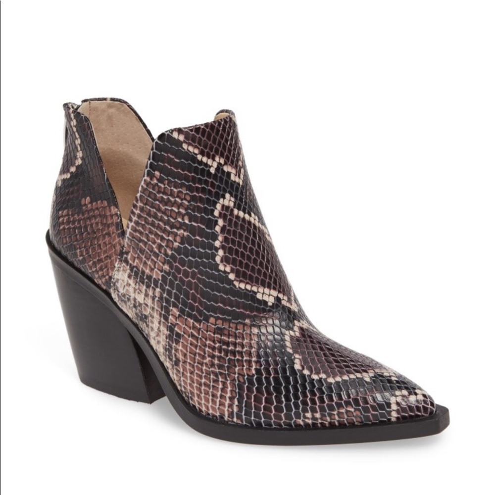 Vince Camuto Gigietta Snake Skin Booties